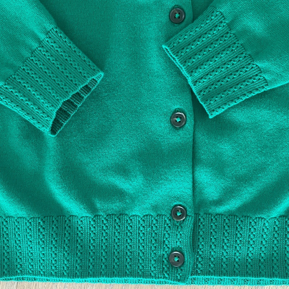 Boden Emerald Knit Cardigan size S NWOT - Picture 5 of 10